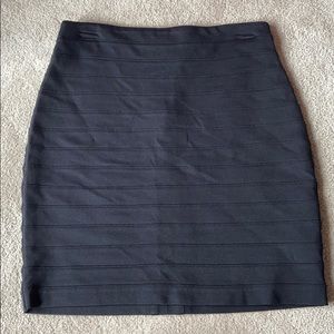 Express black skirt